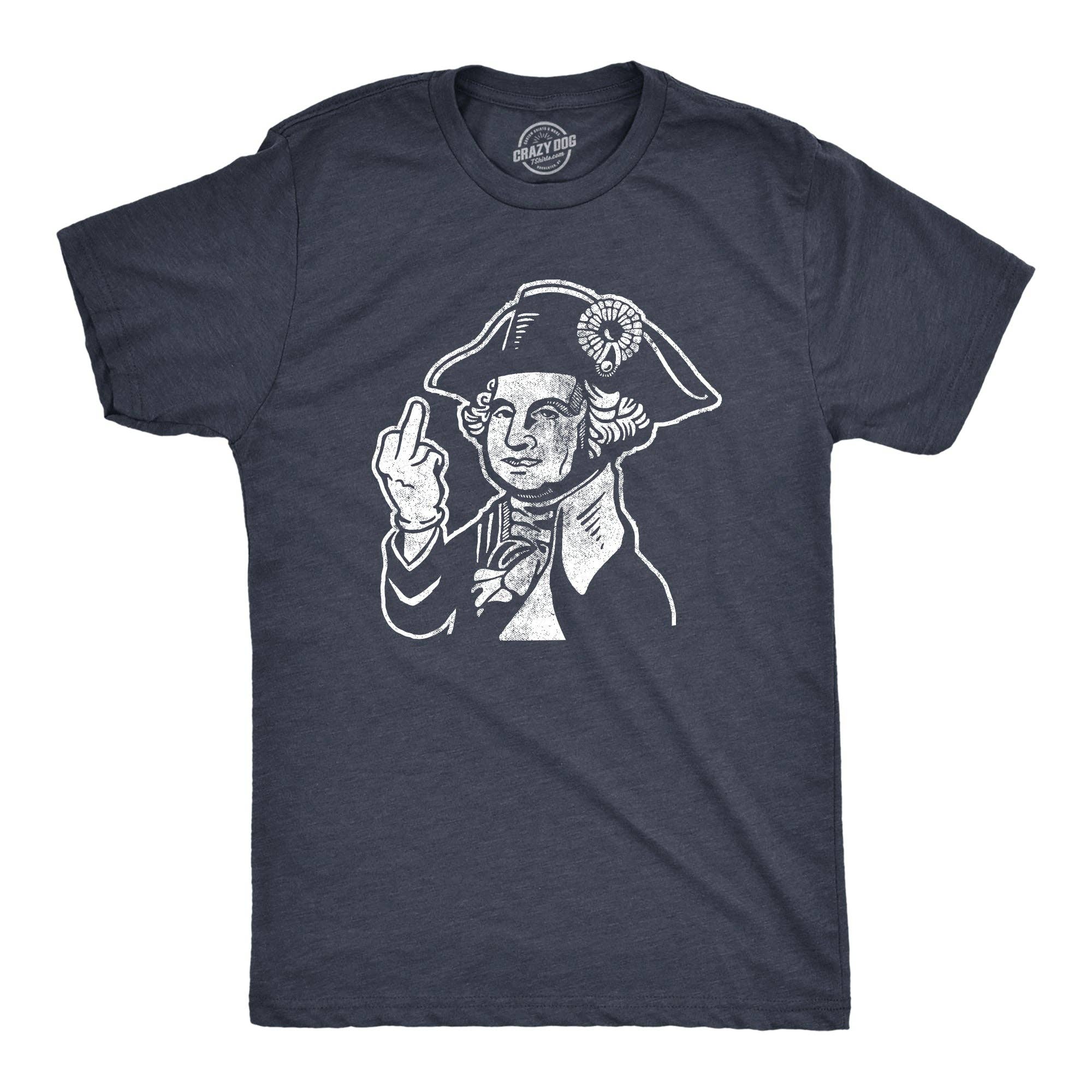 George Washington Middle Finger Men's T Shirt