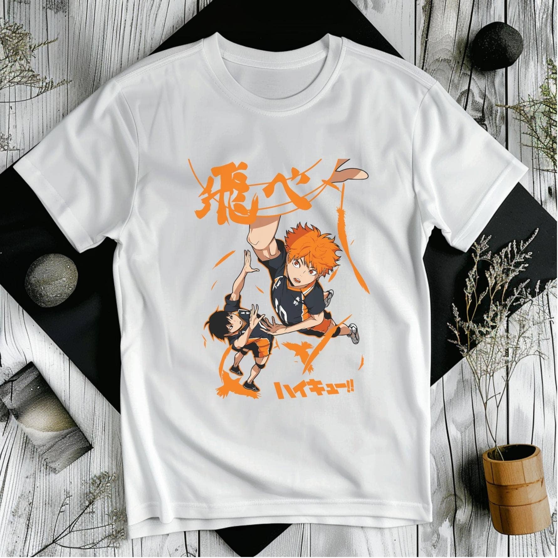 Volleyball Anime Graphic Tee - Harajuku Manga Shirt - Unisex