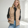 Ultra Lightweight Padded Puffer Vest w/ Pouch