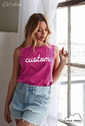 Custom Puff Mineral Graphic Tank Top