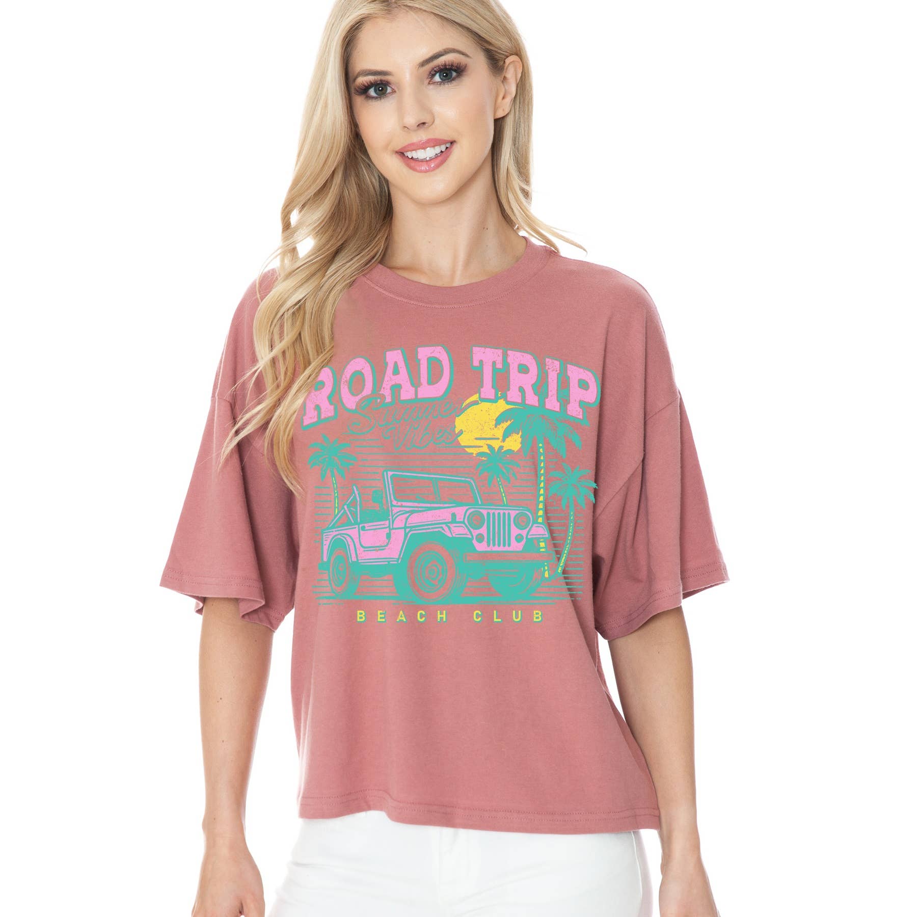 Road Trip Summer Vibes - Cropped Top