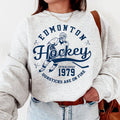 Vintage Edmonton Oilers Est 1979 Retro Ice Hockey Sweatshirt