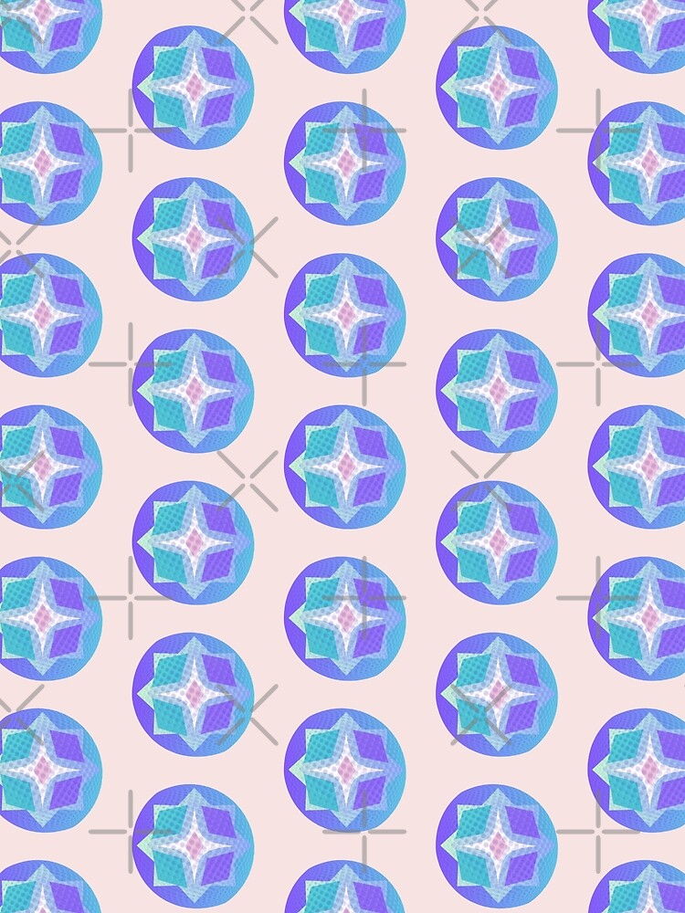 3D Polka Purple by Art Shimmers