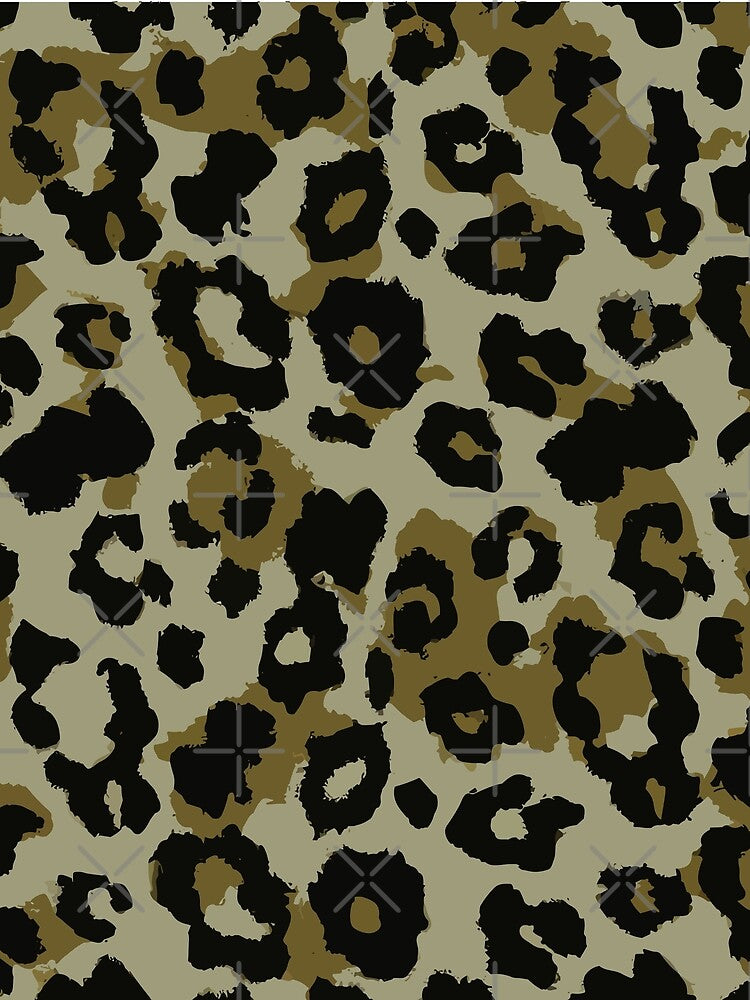 Khaki Leopard Pattern by SamJanner