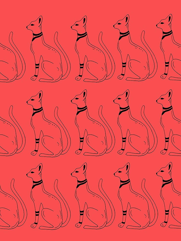 egypt cats pop art by ilustra-ink
