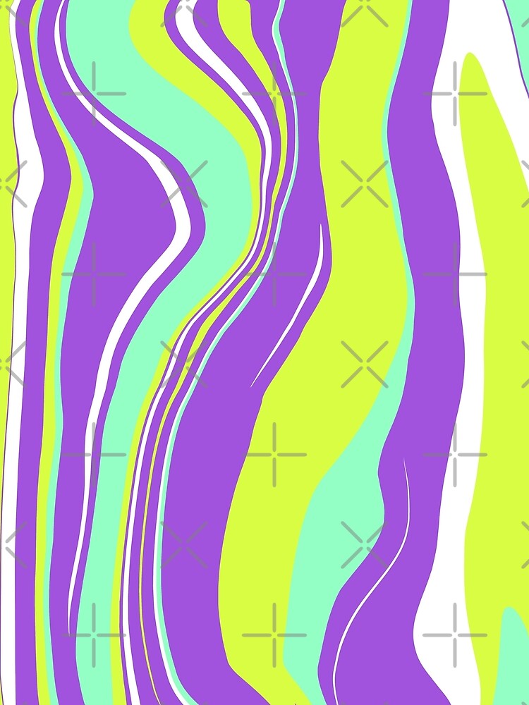 green and purple fluid paint pattern by mariahmoniquedesign