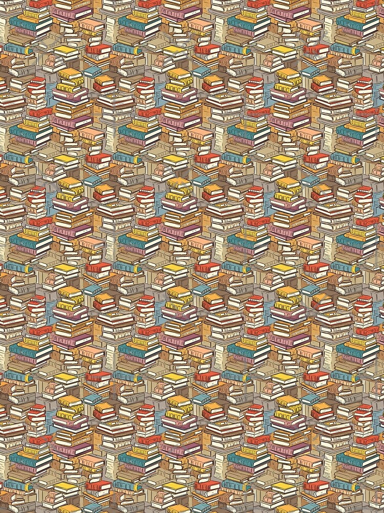 Books All Over Pattern by FantasySoul