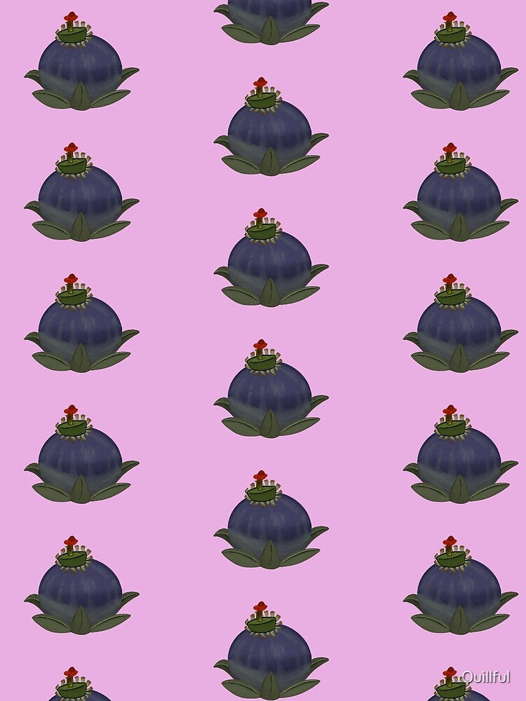 Bomb Flower AOP (Pink) by Quillful