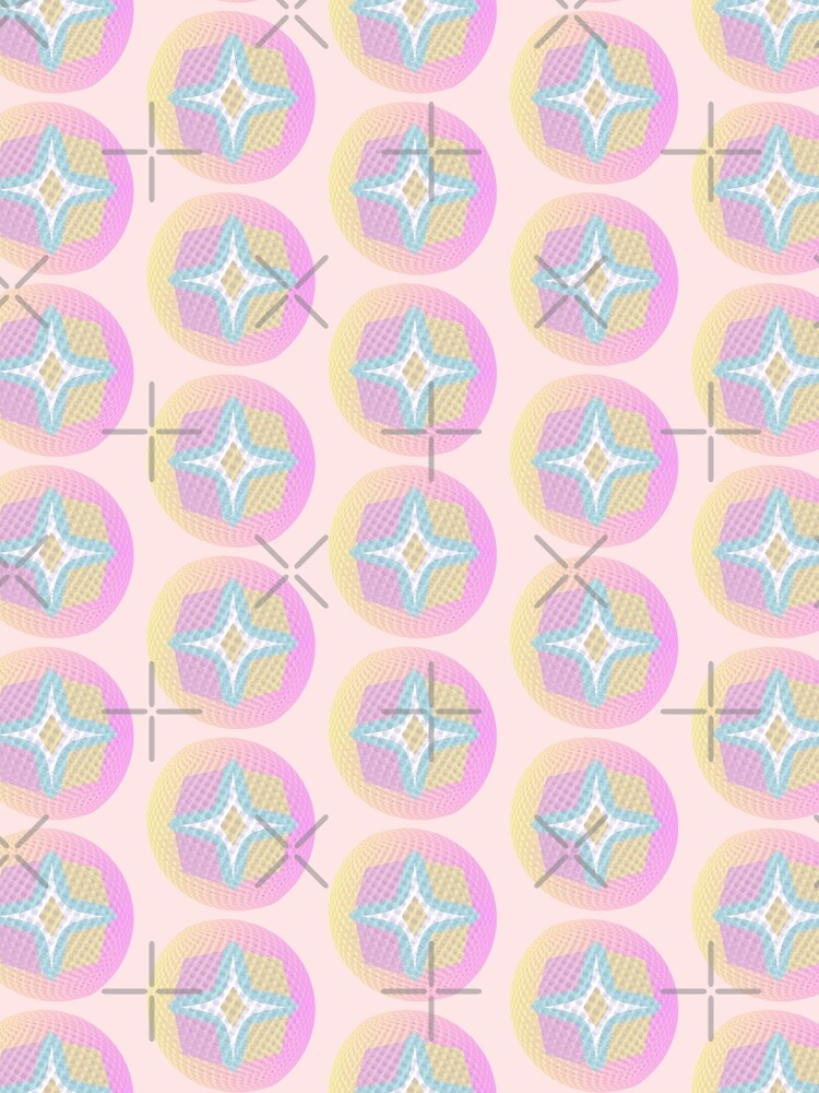 3D Polka Pink and Brown by Art Shimmers