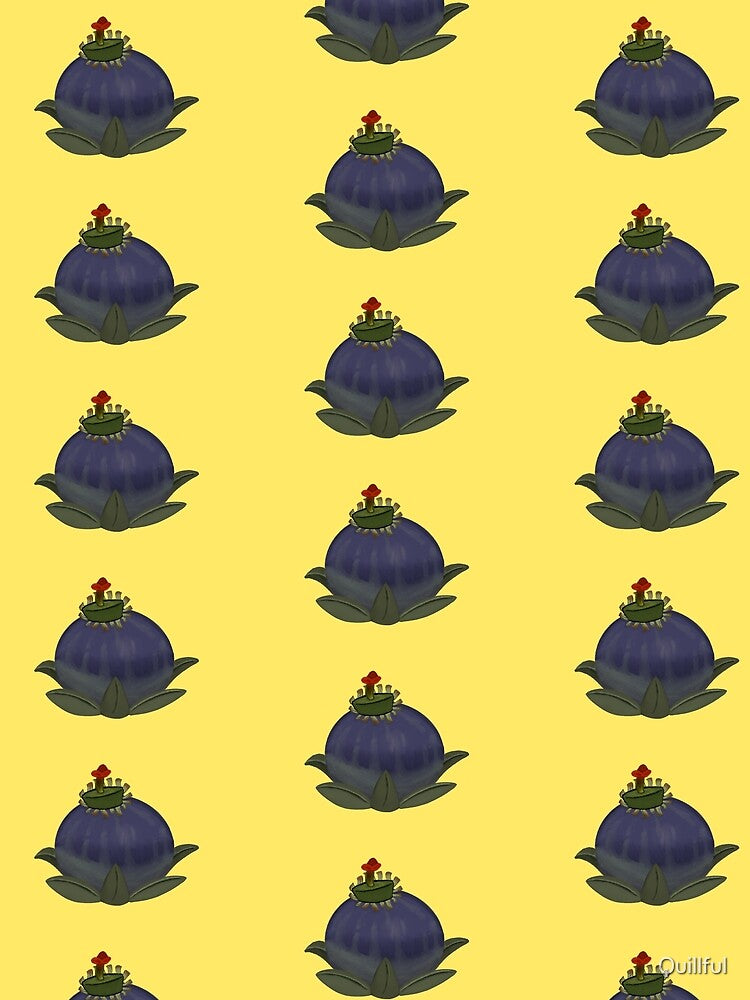 Bomb Flower AOP (Yellow) by Quillful