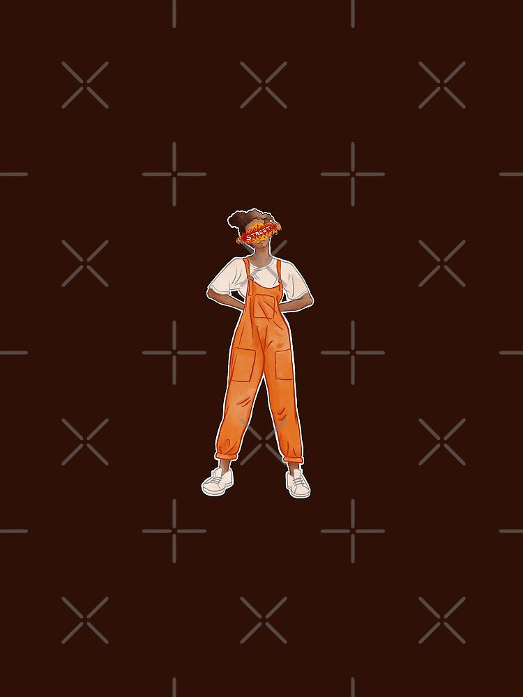 Orange Overalls - Street Collection by Olivia PZ