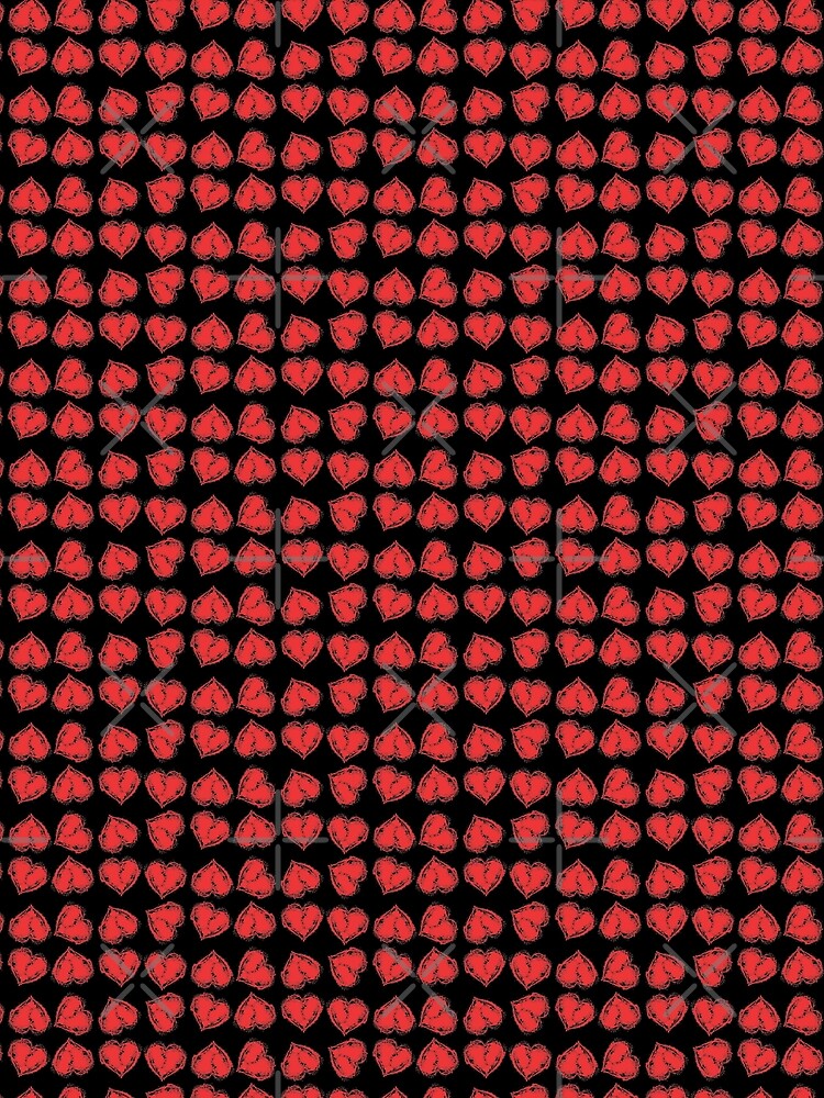 paint splater hearts by B0red
