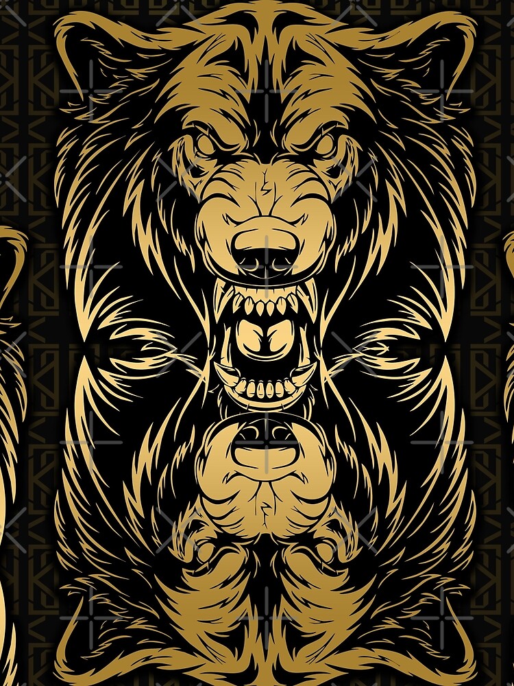 All Over Print Luxury Gold Vintage Canine Crisis Ornament by yez