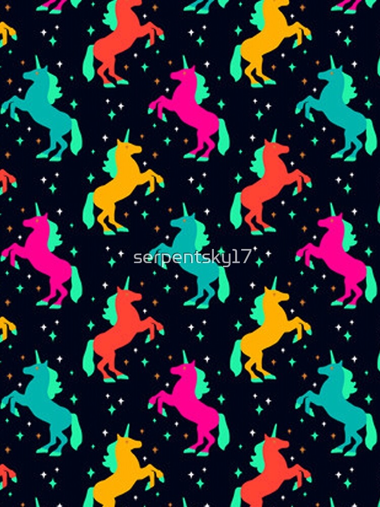 All Over Unicorn Pattern by SerpentSkyArts