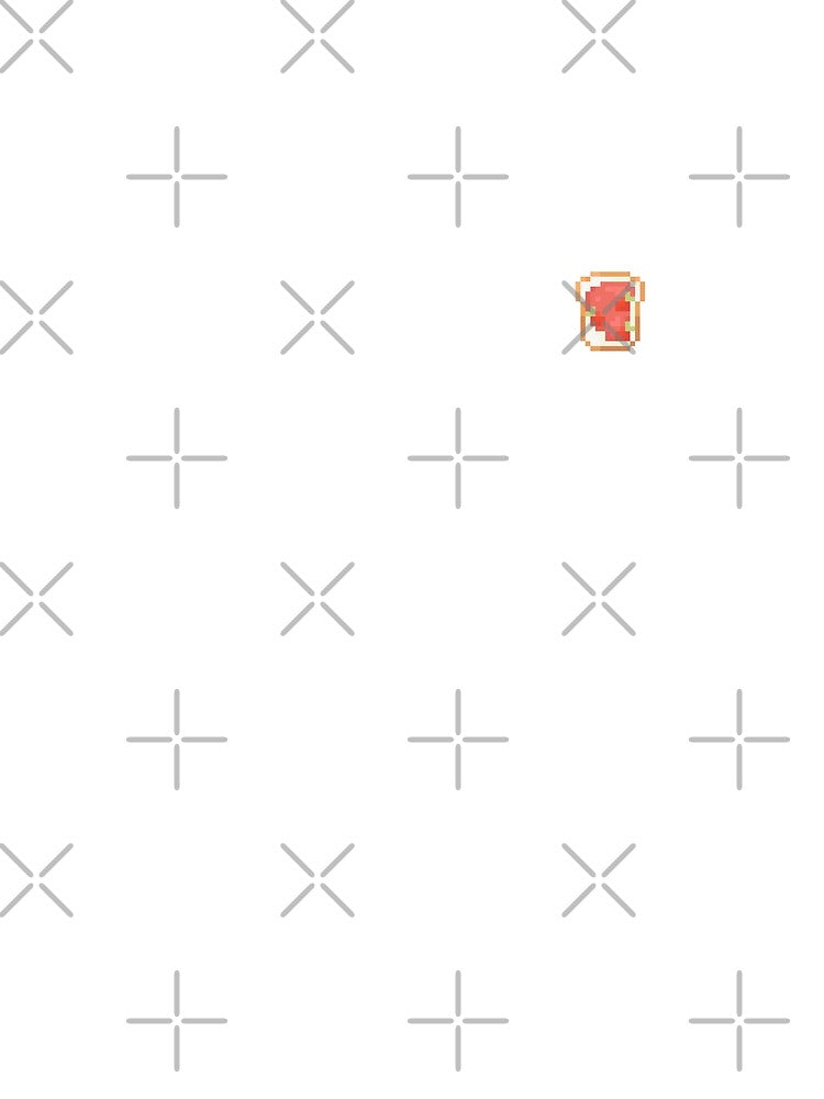 Pixel Art Toast With Strawberry Jam by TakoyakiTech