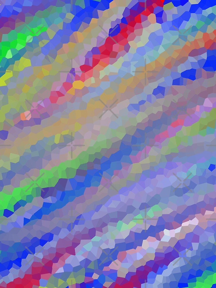 Vibrant and Fun Geometric full print graphic design. by RedBubble Dawson