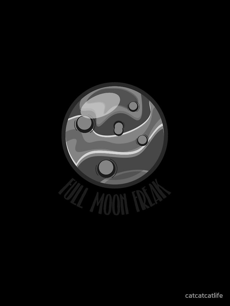 Full Moon Freak Shirt Full Moon Shirt Moon Shirt by catcatcatlife