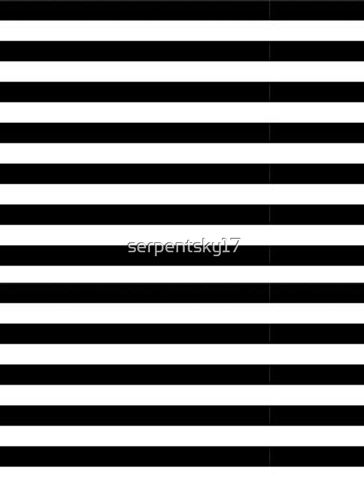 Black and White Stripes by SerpentSkyArts