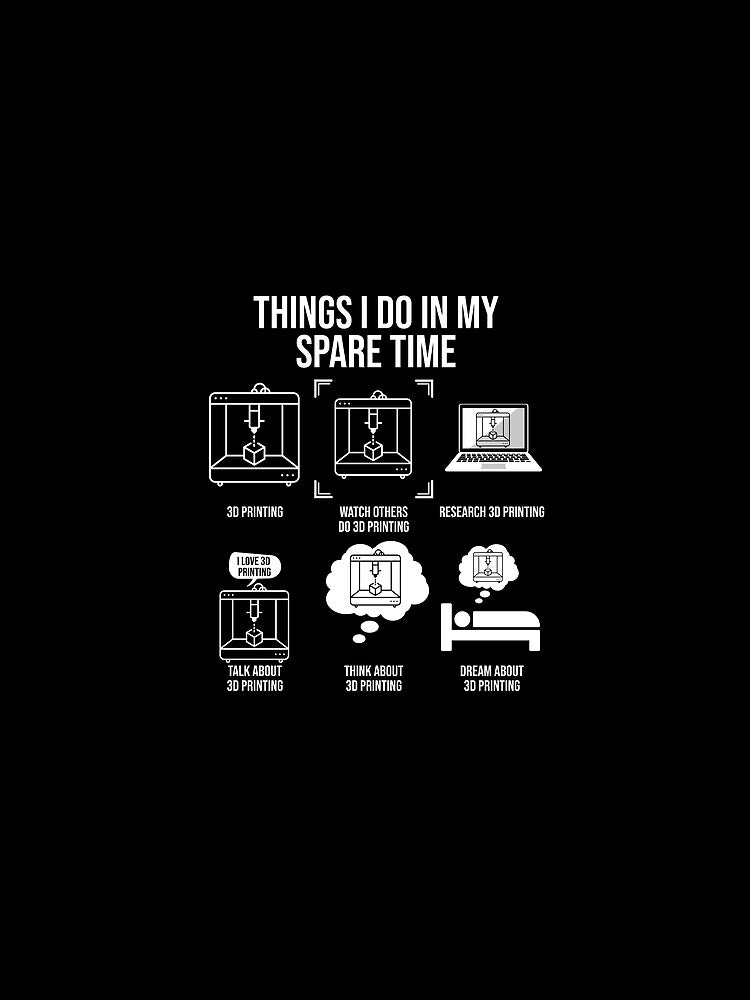 Things I Do In My Spare Time, 3D Printing by TheReallyNiceStuff