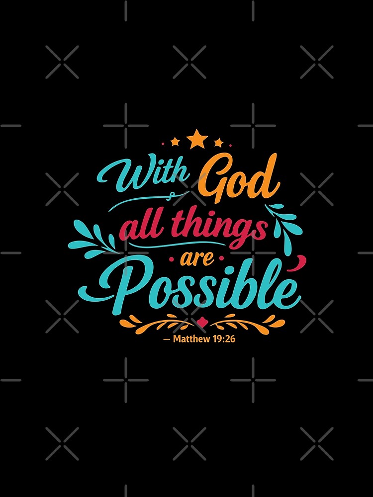 With God All Things Are Possible by Verse & Vibes