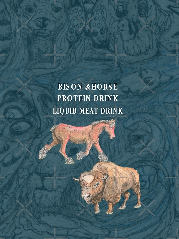 Crash of Rhinos Bison & Horse Protein Drink Novelty by AJLeibengeist