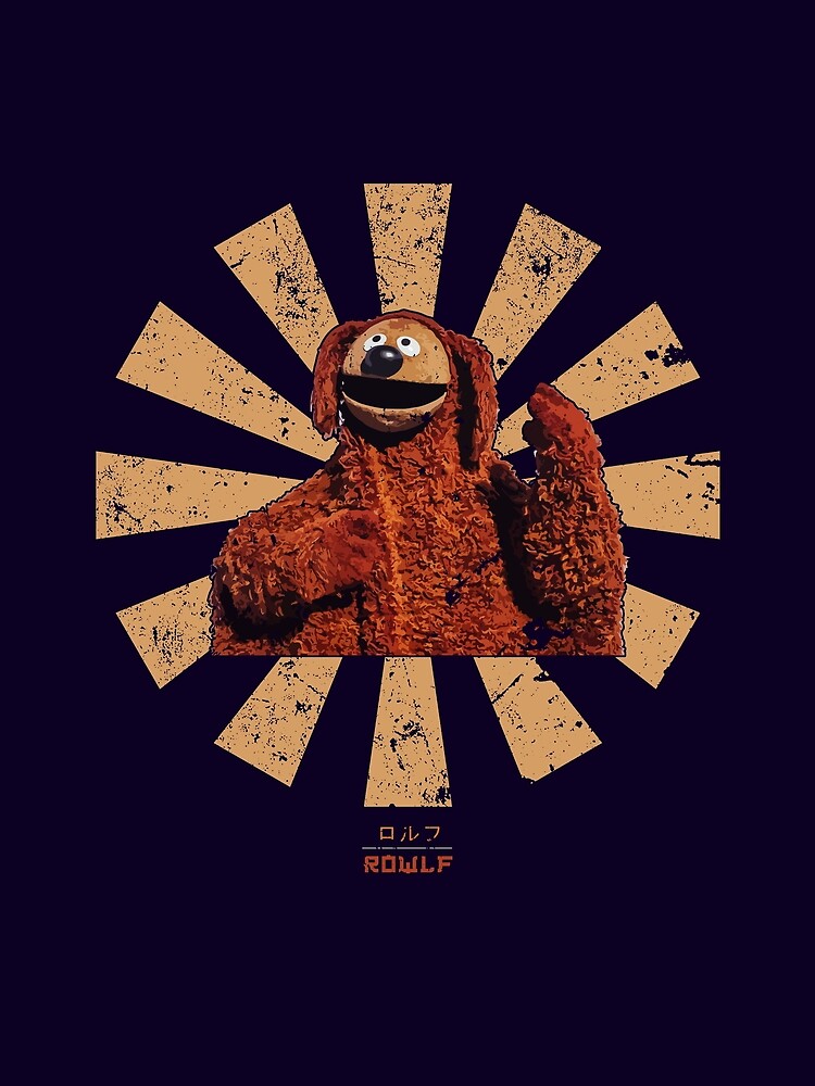 Rowlf The Dog Retro Japanese Muppets by Nova5