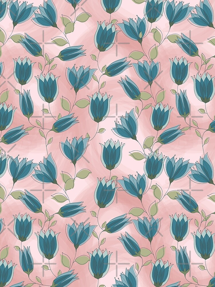 Fall off register flora seamless design by Reshma Rajagopal