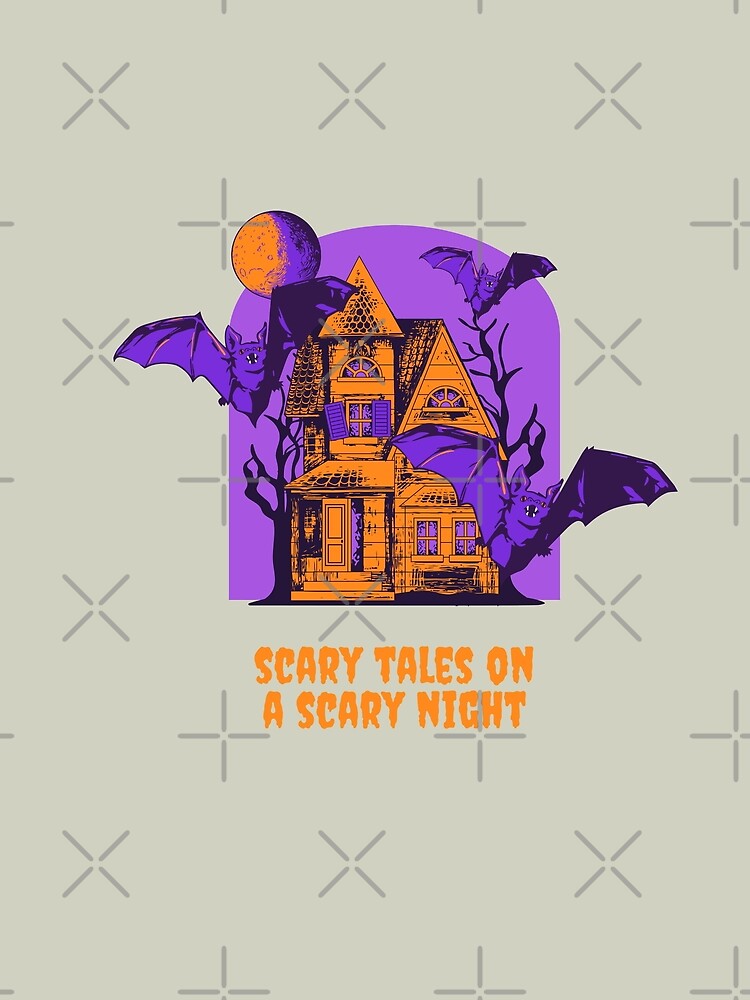 Scary Tales On A Scary Night-Spooky Halloween Pumpkin Night-Funny Scary Halloween by Red-ElYoubi