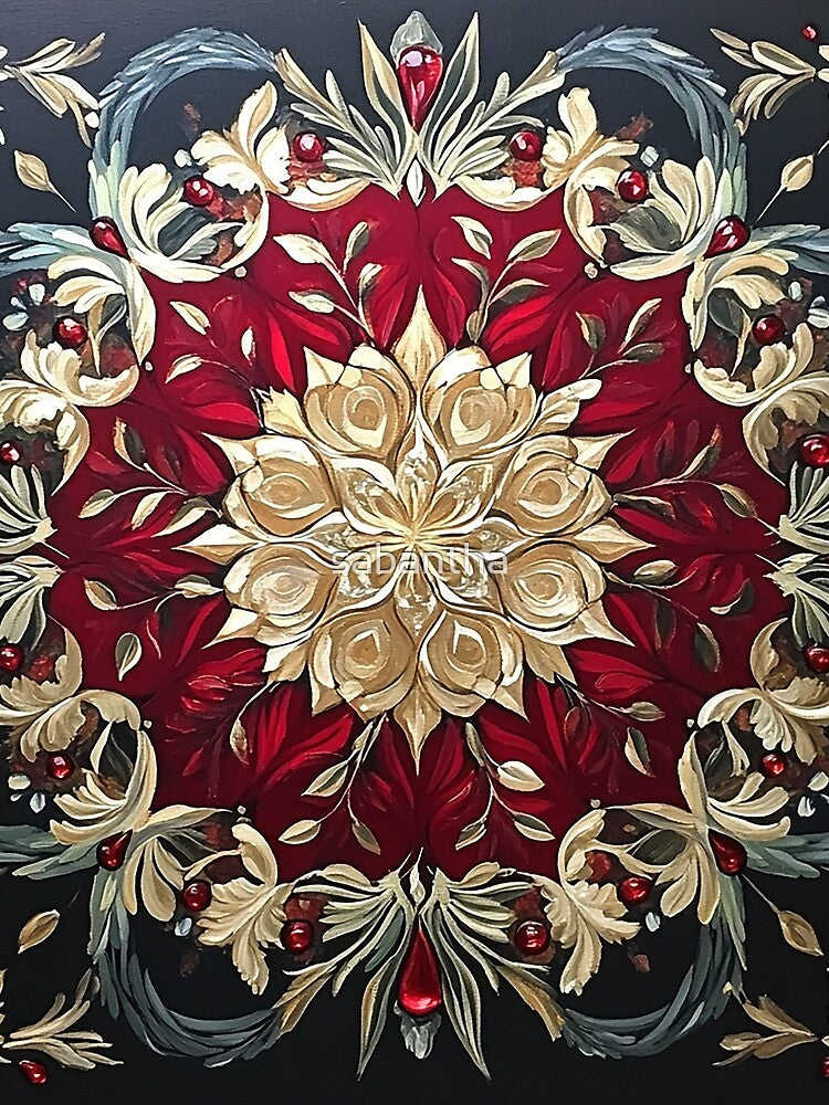 Moncirca - Christmas mandala (8/16) by sabantha
