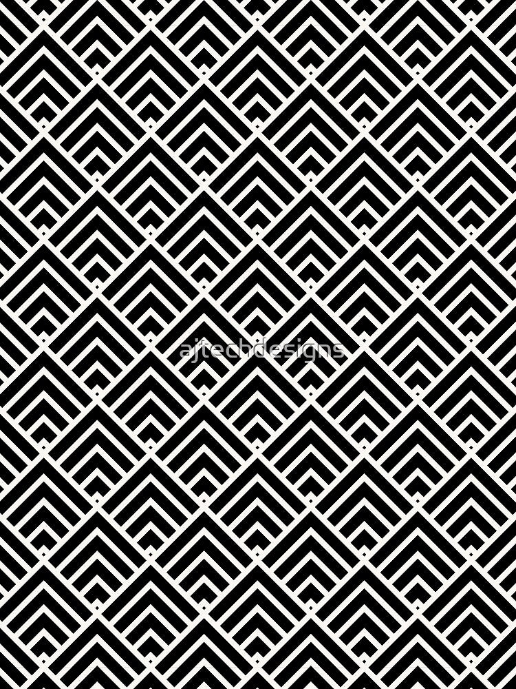 Geometric Diamond pattern design on dark colours by ajtechdesigns