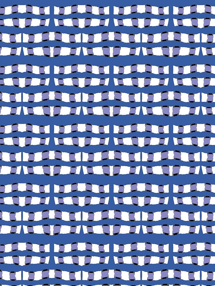 Blue abstract check design by Starlett Designs