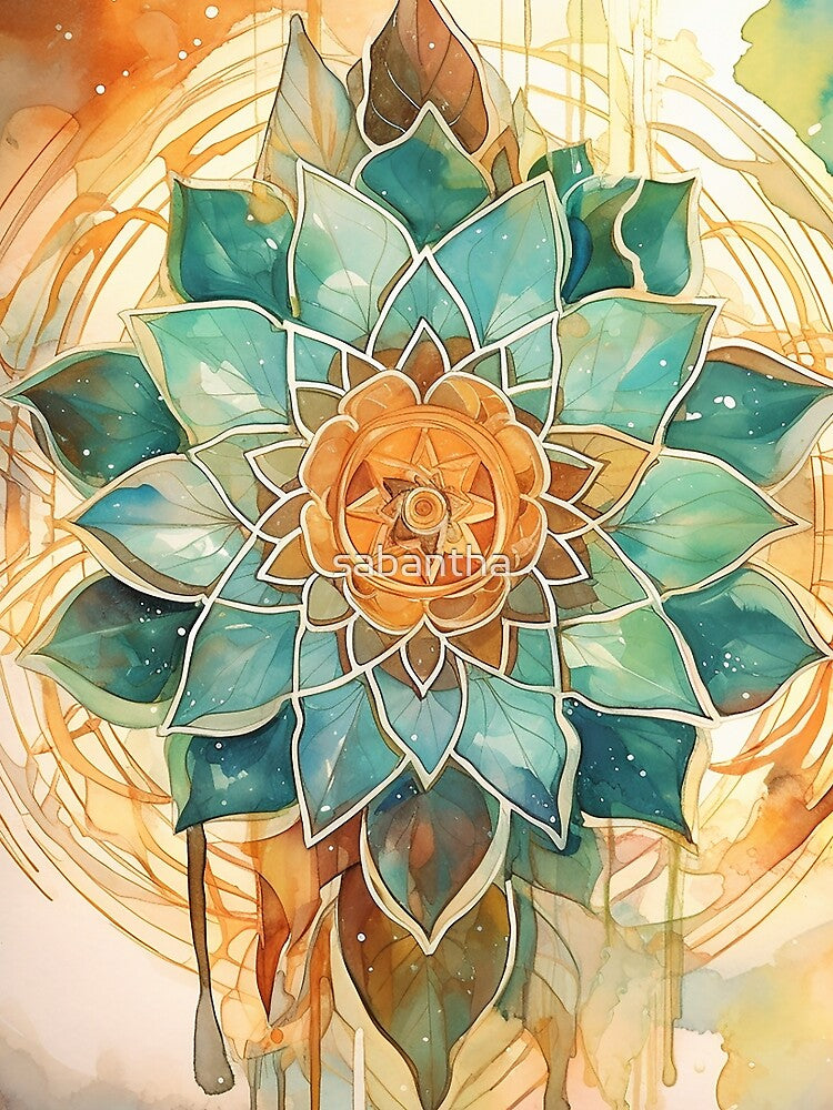 Oronda - Floral Mandala (4/4) by sabantha