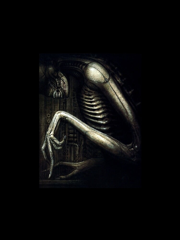 H.R Giger - The Redeemer - Art vintage black by AshleyerStreet