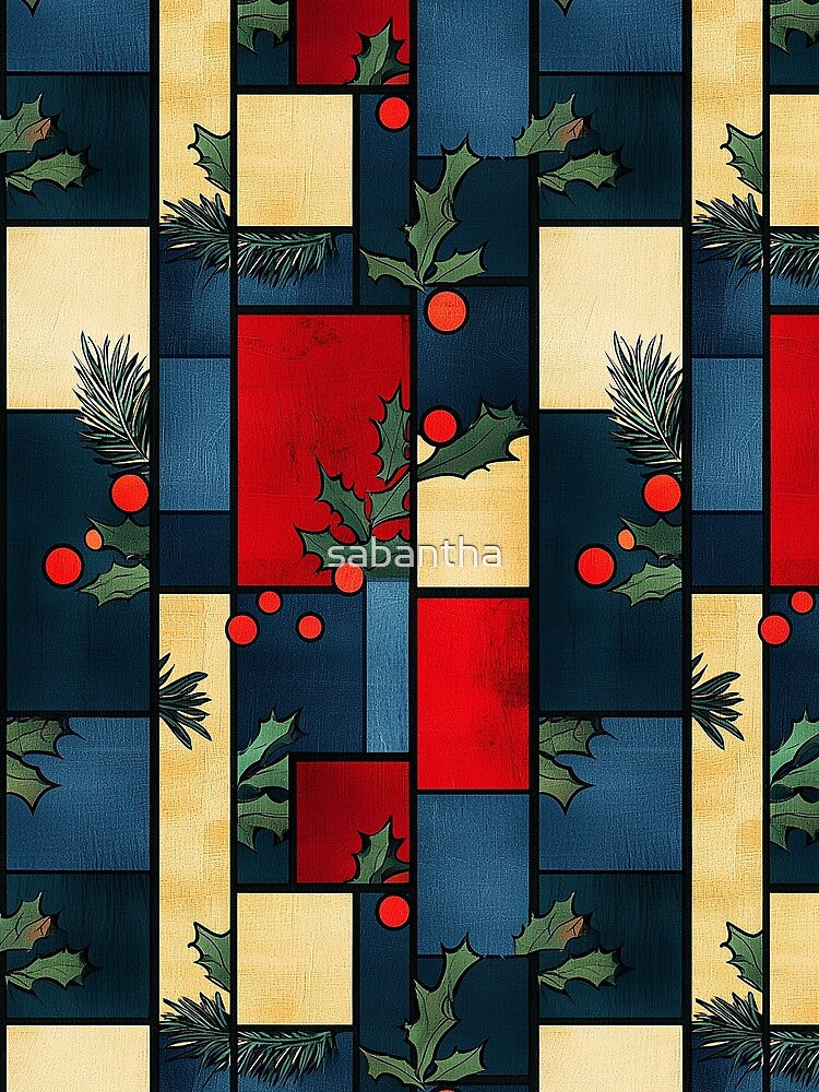Cerantha - Stained glass Christmas pattern (8/12) by sabantha