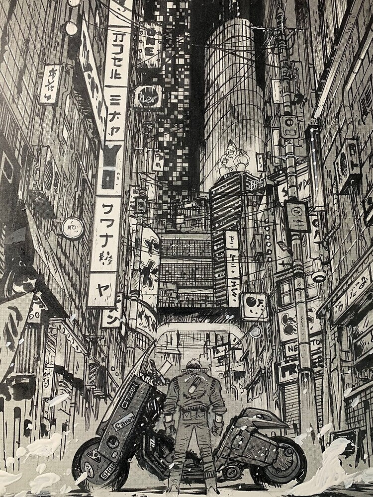 Monochrome akira by FloraSchroeder