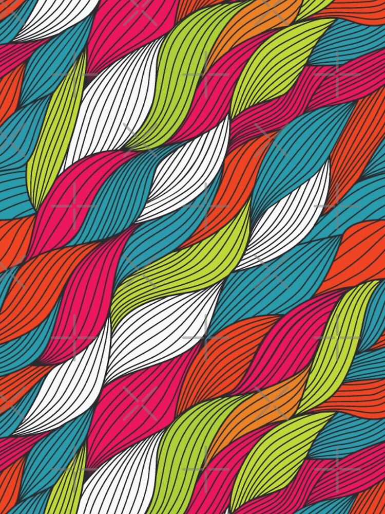 Summer Braids  | All Over Abstract Pattern by PureCreations
