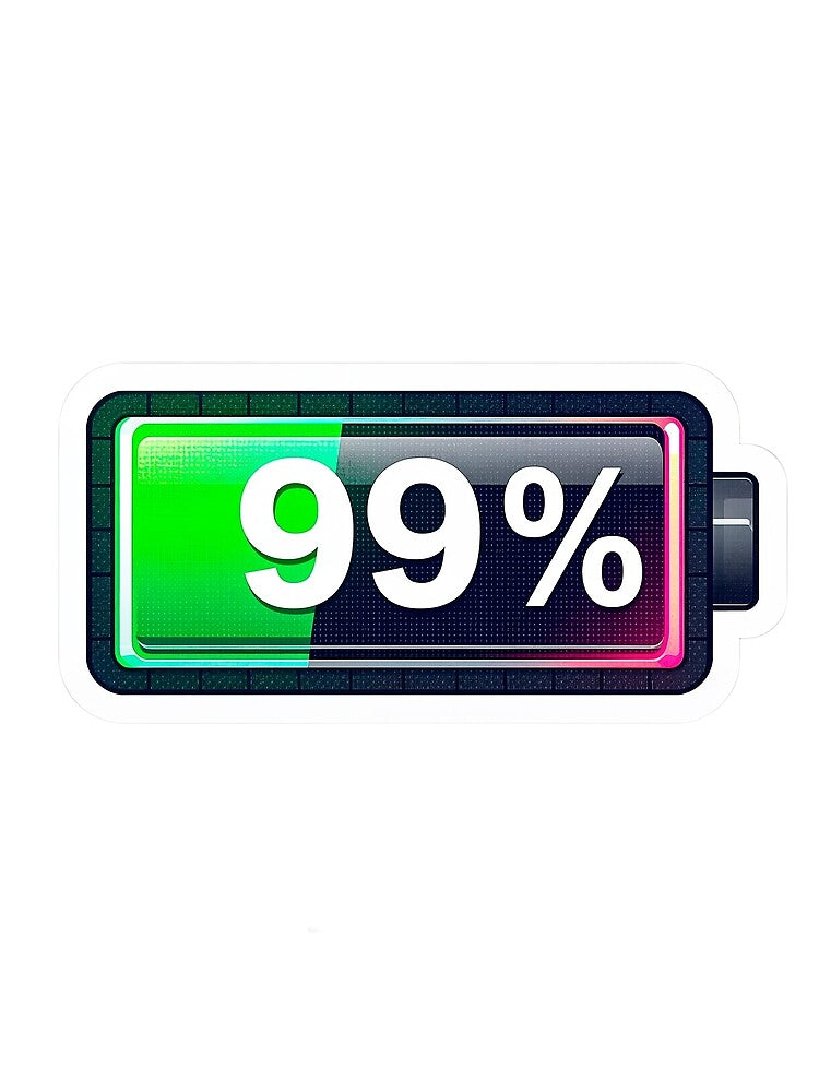 battery sticker percent by TanyaLovus