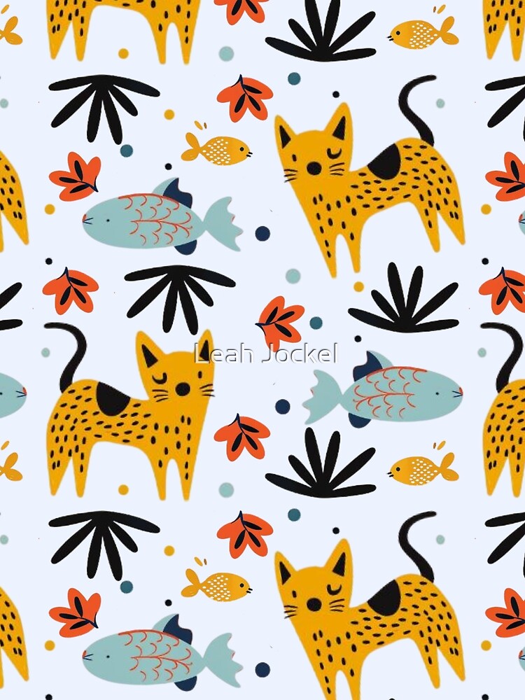 Underwater Kitty Adventure AOP by Leah Jockel