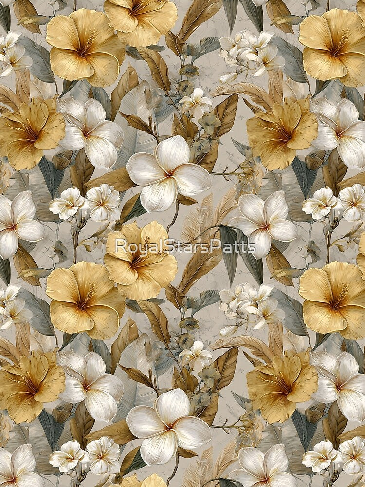 Unique Tropical Flower  - Flower Garden Pattern  - Anniversary Gift Ideas by RoyalStarsPatts