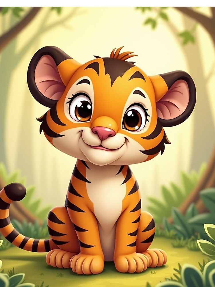 Cartoon Tiger by laurakerr