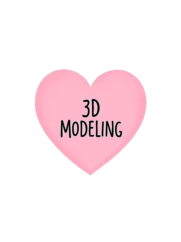 I Heart 3D Modeling by CharmStudio
