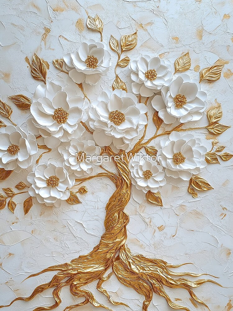 Blooming Tree of Life - 3d Floral Art by MargaretWiktor