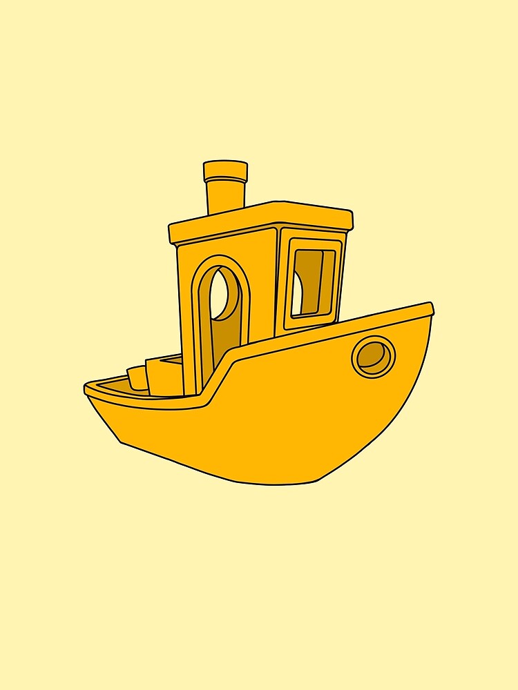 Yellow Benchy by Printint