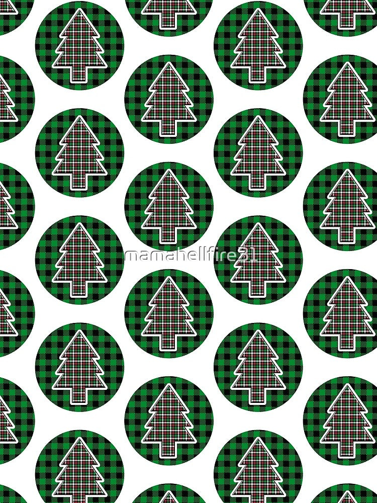 Plaid Christmas Tree, Christmas Design by mamahellfire31