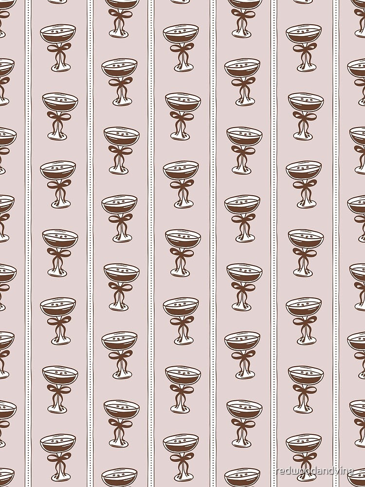 Espresso Martini Stripe by redwoodandvine