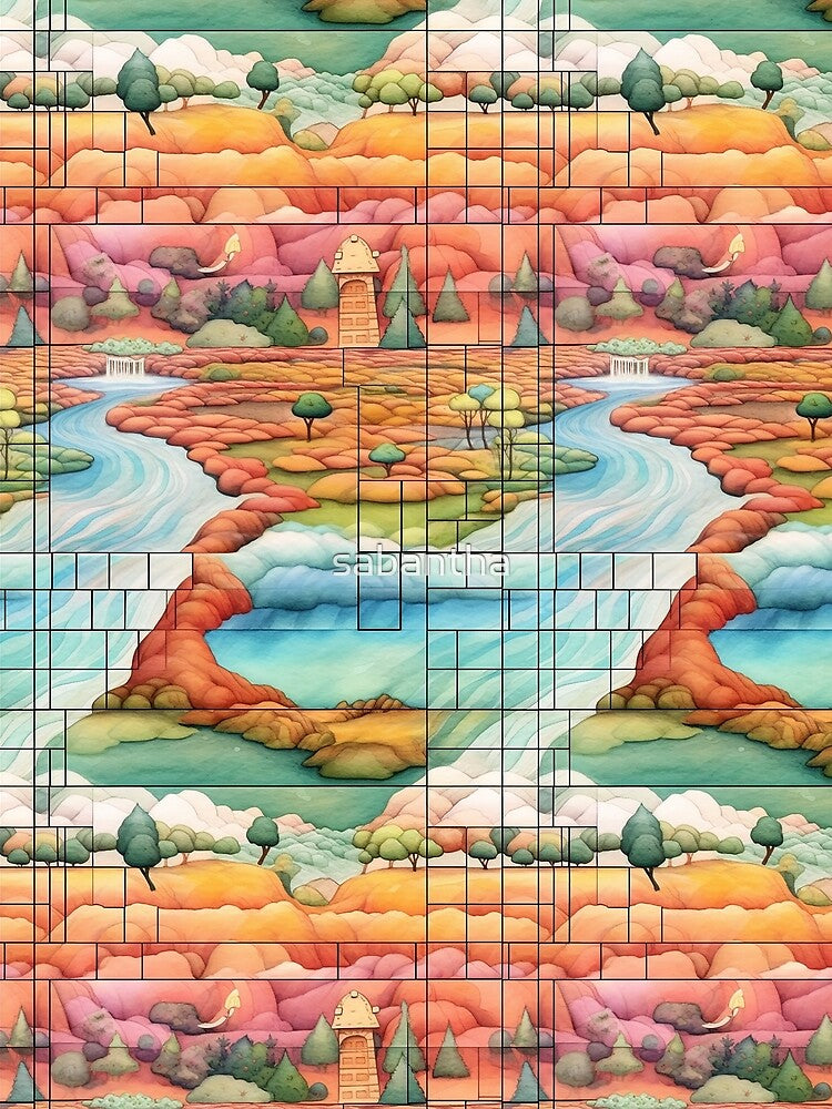 Cithorya - Tiled landscape (7/8) by sabantha