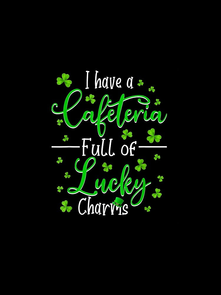 Lunch Lady Cafeteria Full Lucky Charms Gift Apparel by charissamo77