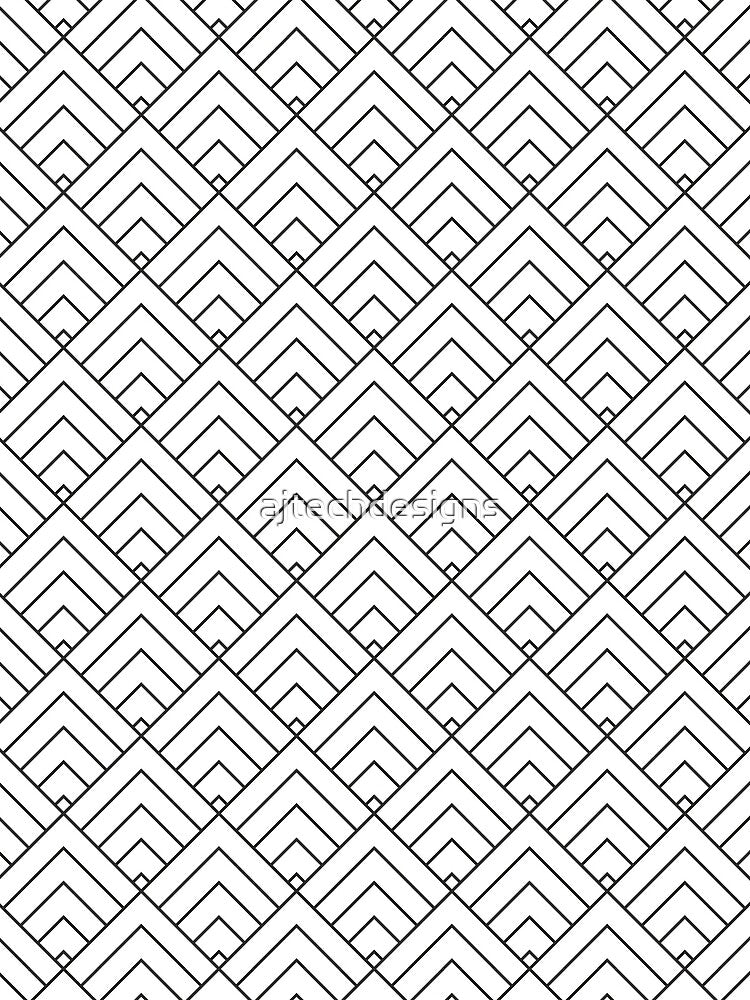 Geometric Diamond pattern design by ajtechdesigns