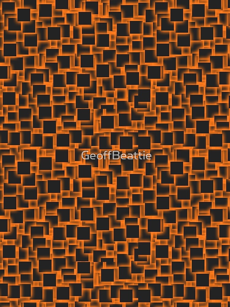 3d squares on glowing peach backdrop by GeoffBeattie