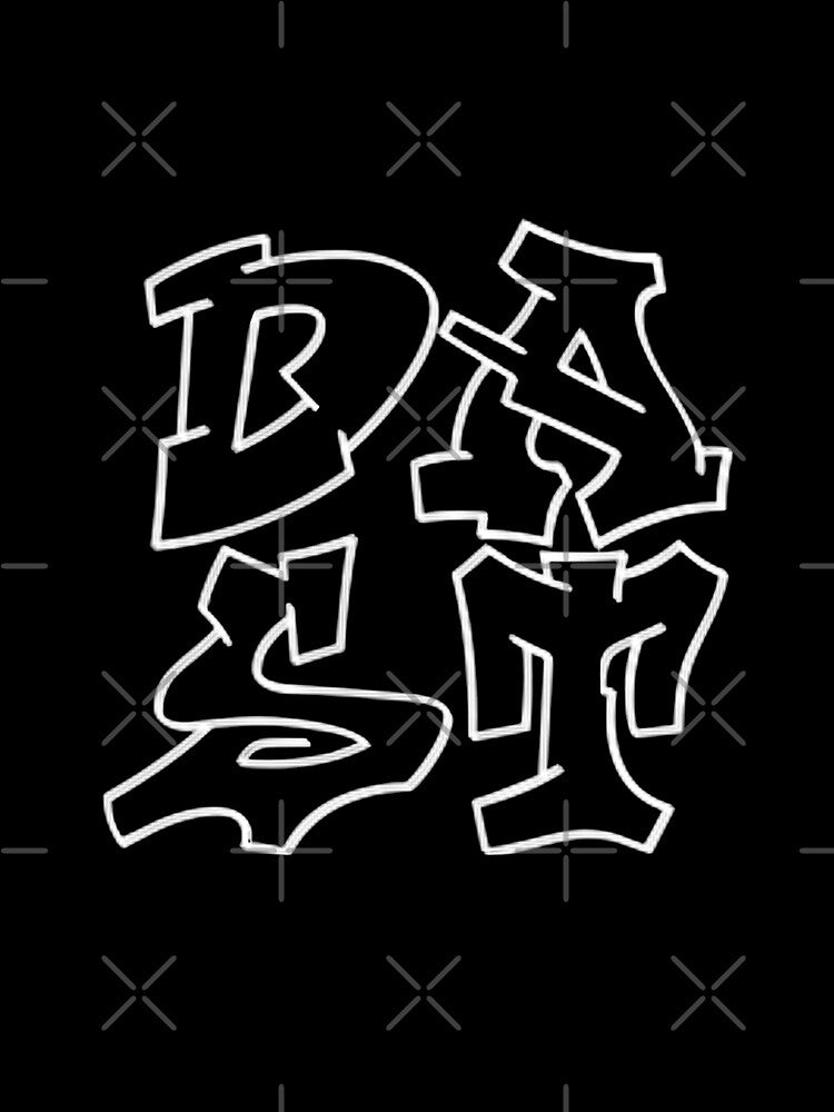Urban Monoline Graffiti Tag by lDast
